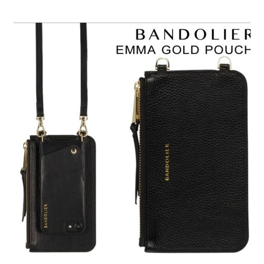Bandolier POUCH - Black/Gold Fits all sizes